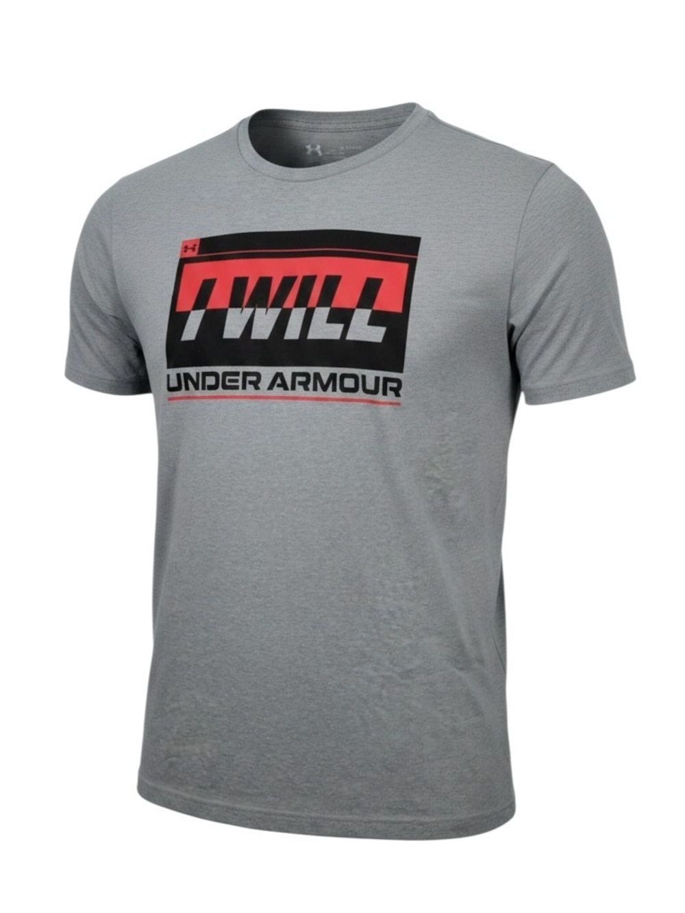 Under Armour Men’s 'I Will' Graphic Tee — Gray/Red